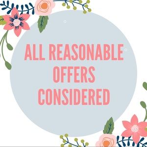 All reasonable offers considered